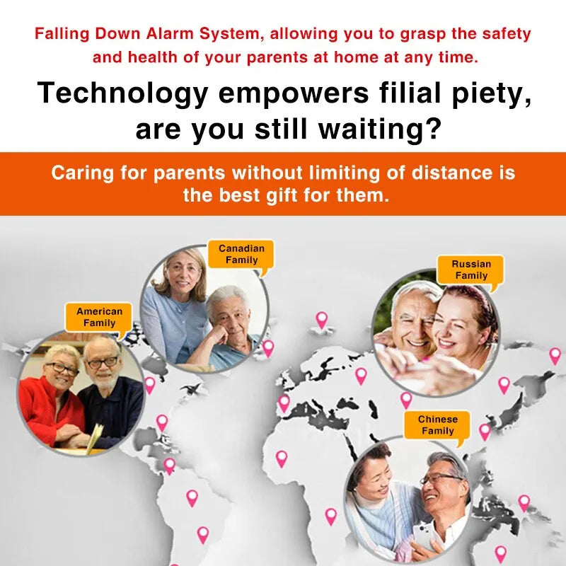 WiFi Panic Button DY-H1 &ndash; Tuya App Remote Fall Alert