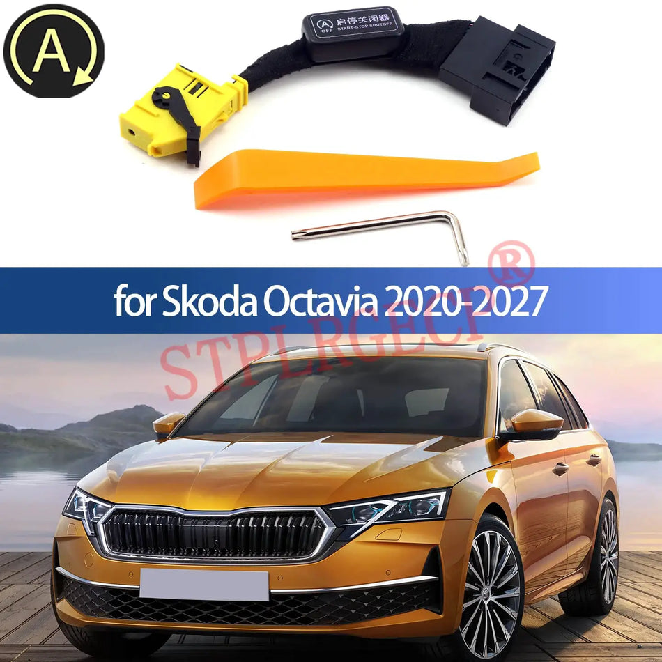 For Skoda Octavia 2020 2021 2022 2023 2024-2027 Automatic Stop Start Engine System Off Cable Plug and Play Eliminator by InterCyprus Trading Ltd