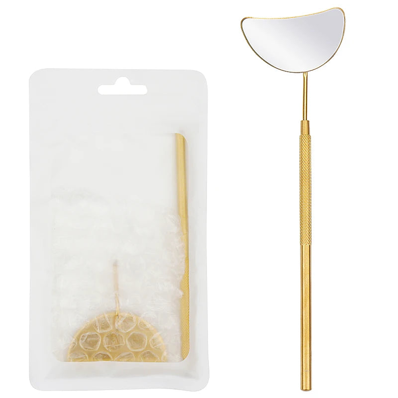 Myaokue-up Semicircle Eyelash Extension Checking Mirror