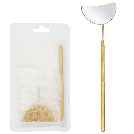 Myaokue-up Semicircle Eyelash Extension Checking Mirror