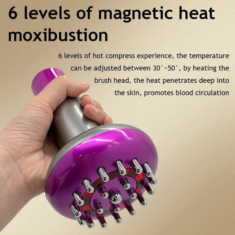 Meridian Scrapping Microcurrent Brush &ndash; Infrared Fat Burning