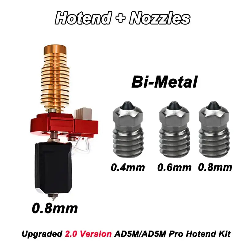 Upgrade Hotend for Flashforge Adventurer 5M Ceramic 280C 0.8-BM-468