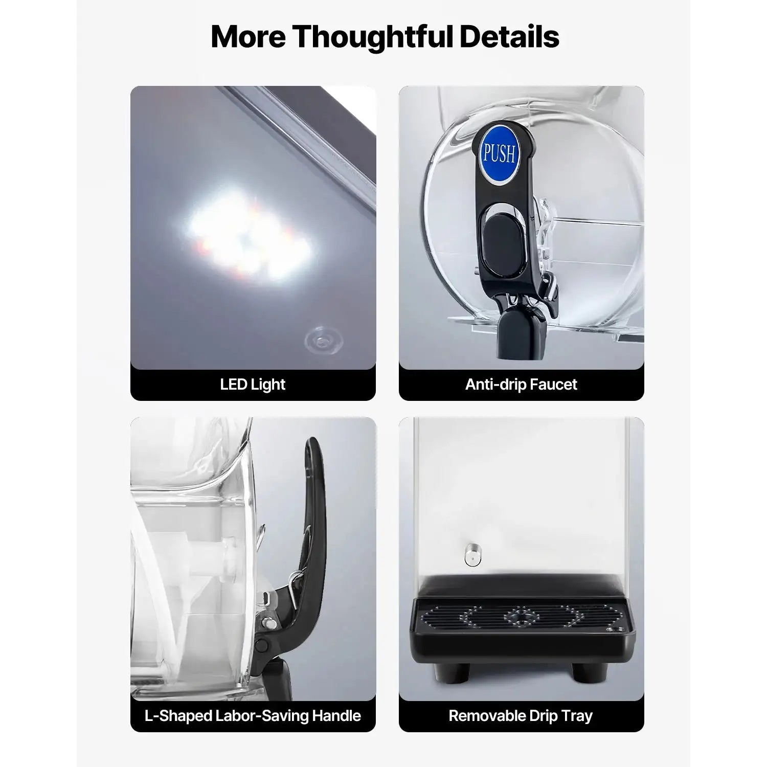 15L Commercial Slushy Machine Single Tank for Bars