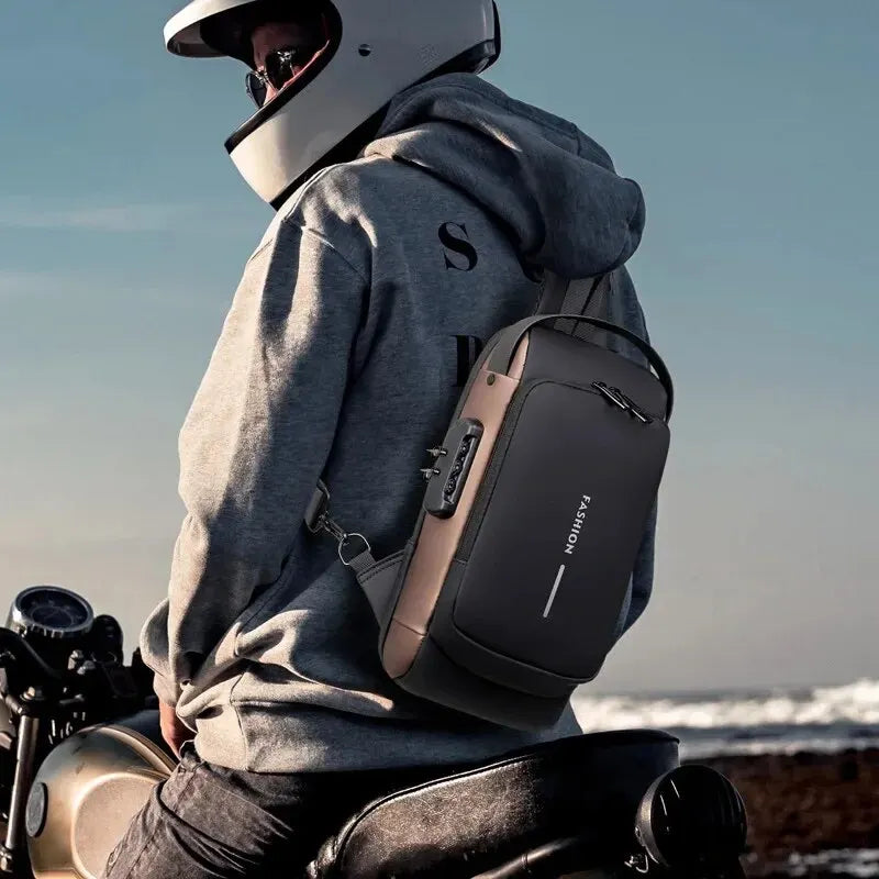 Rilibegan Multifunctional Anti-Theft Crossbody Bag for Men