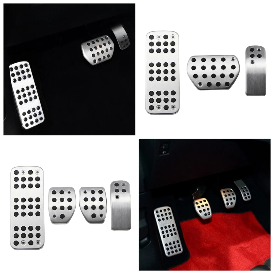 Dujų pedalų kilimėlio plokštė Peugeot 207, iš nerūdijančio plieno su gumine danga, patvarus interjero atnaujinimas