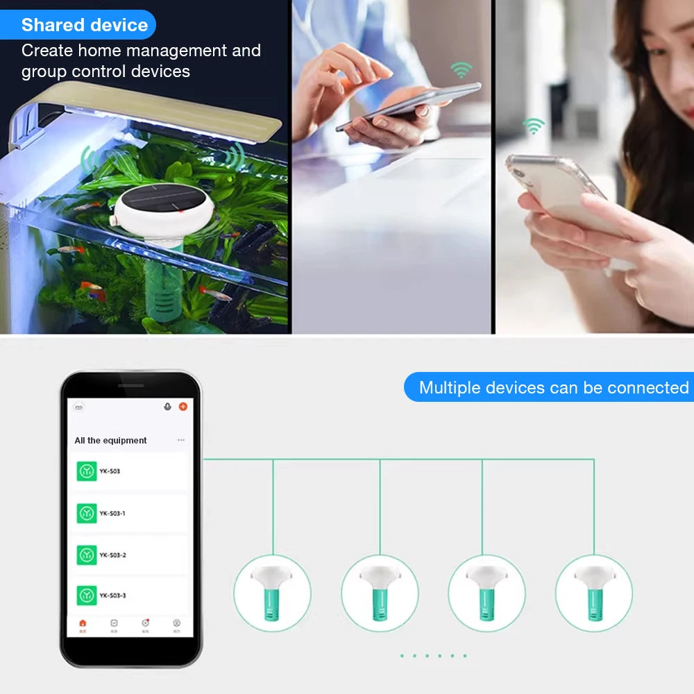 WiFi Tuya ZigBee Solar Water Tester 7 In 1 &ndash; App Control
