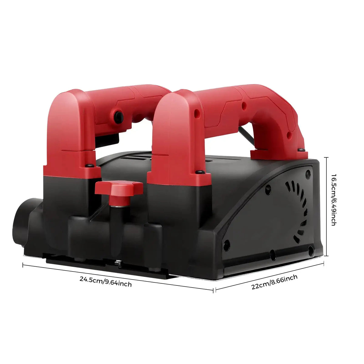 1200W Electric Power Shovel Wall Machine &ndash; Grooving Red / GERMANY