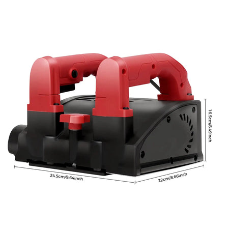 1200W Electric Power Shovel Wall Machine &ndash; Grooving Red / GERMANY