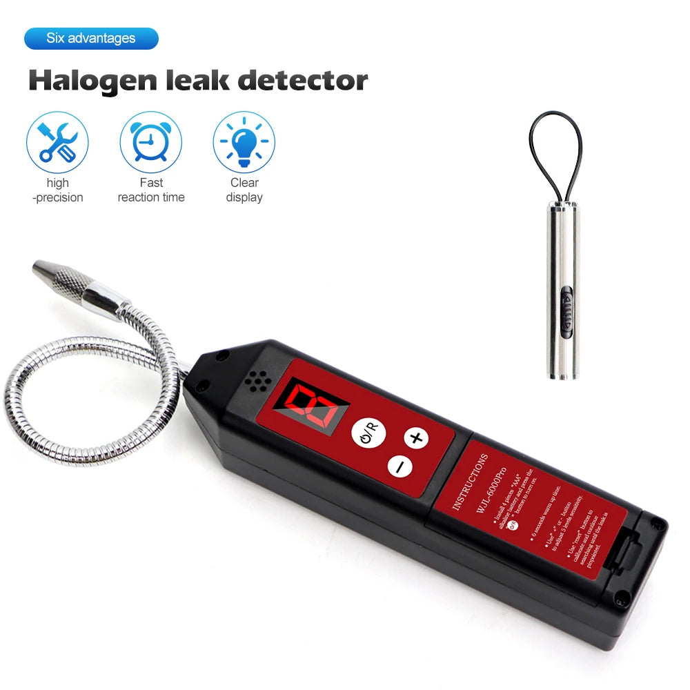 WJ-6000Pro Halogen Leak Detector &ndash; LED Light For HVAC Default Title