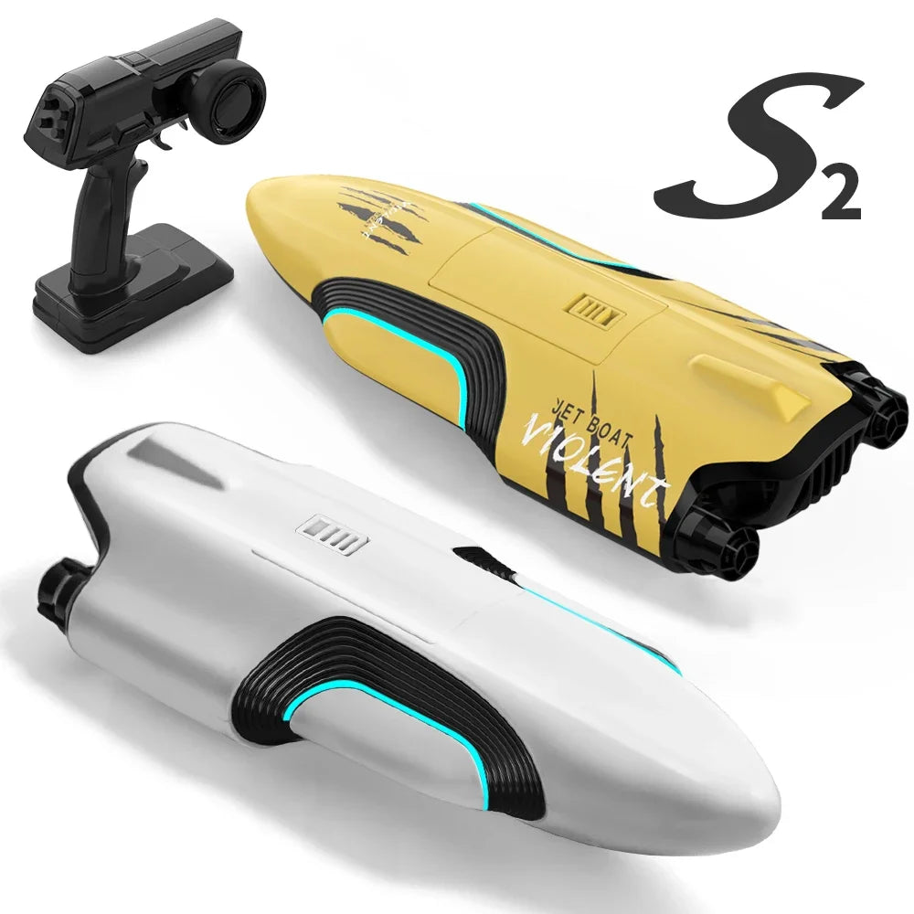RC Boat S3 High Speed Racing Ship - Waterproof Dual Turbojet