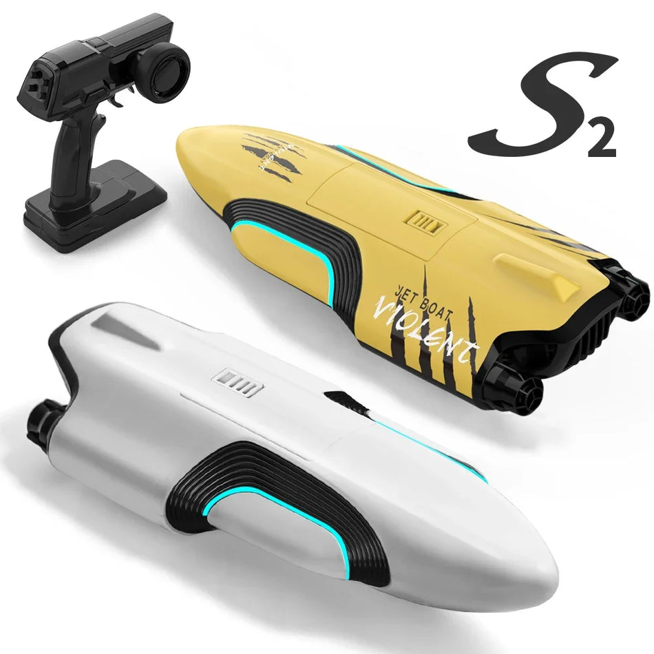 RC Boat S3 High Speed Racing Ship - Waterproof Dual Turbojet