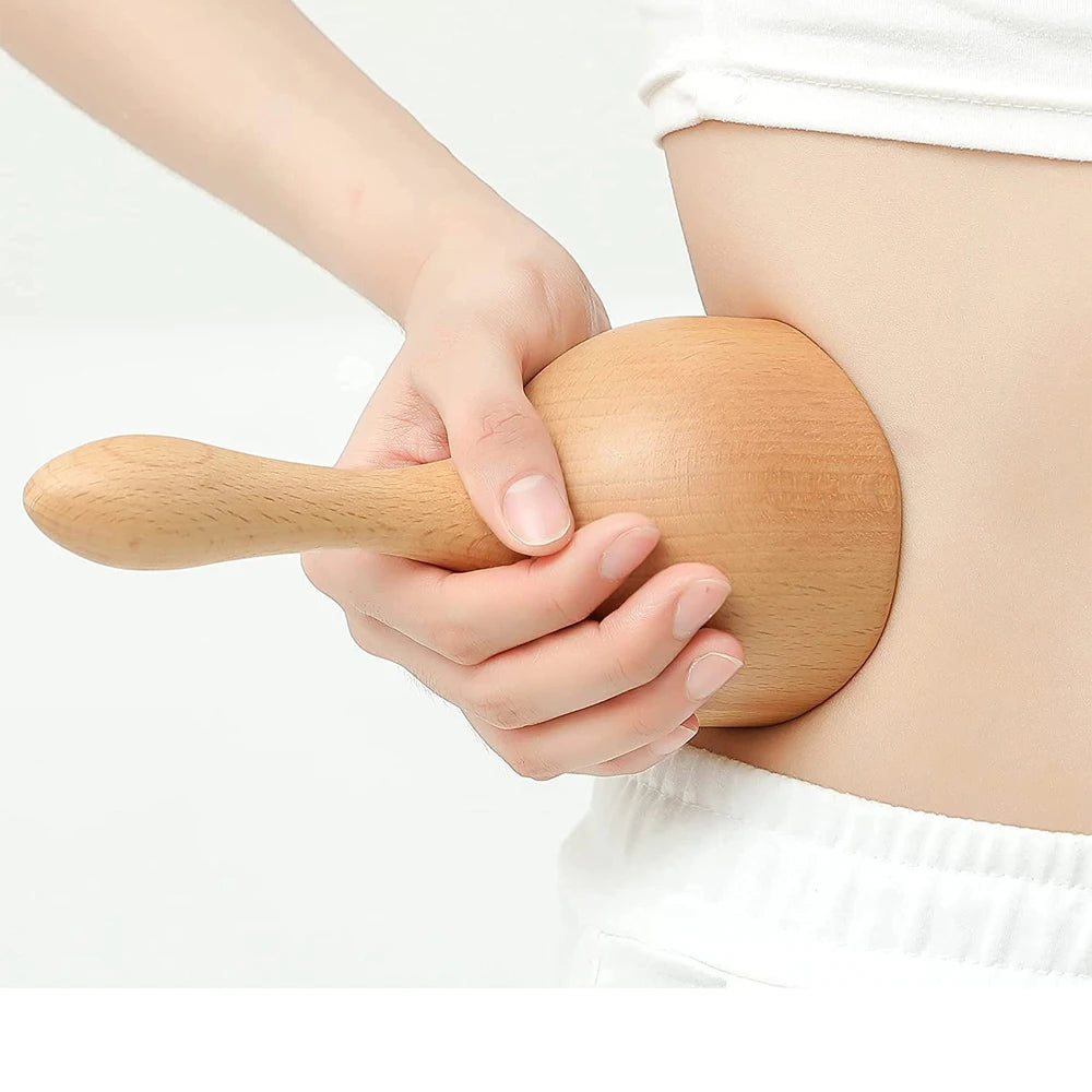 Wooden Handheld Massage Cup &ndash; Effective Anti-Cellulite Tool
