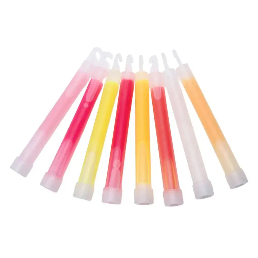 Waterproof 6 Inch Glow Sticks With Hook For Camping Gear