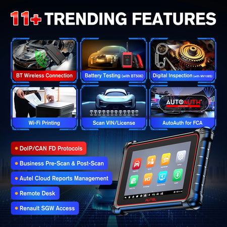 Autel MaxiCOM MK900-BT Diagnostic Scanner &ndash; Wireless DoIP