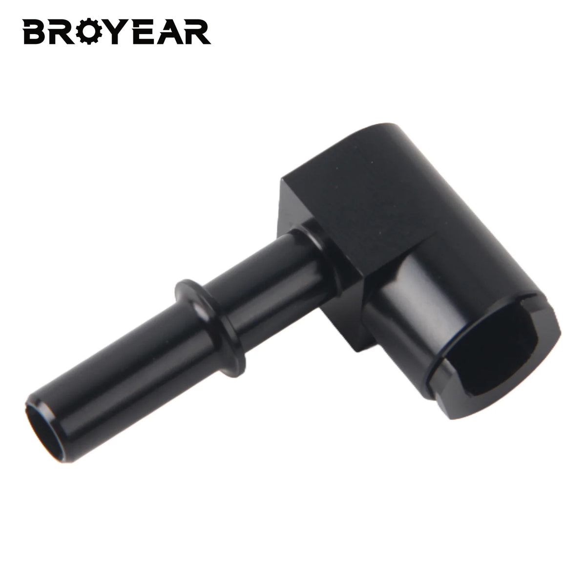 CNC Aluminum Fuel Pump Fitting For Walbro 5/16 3/8 Anodized Black by InterCyprus Trading Ltd