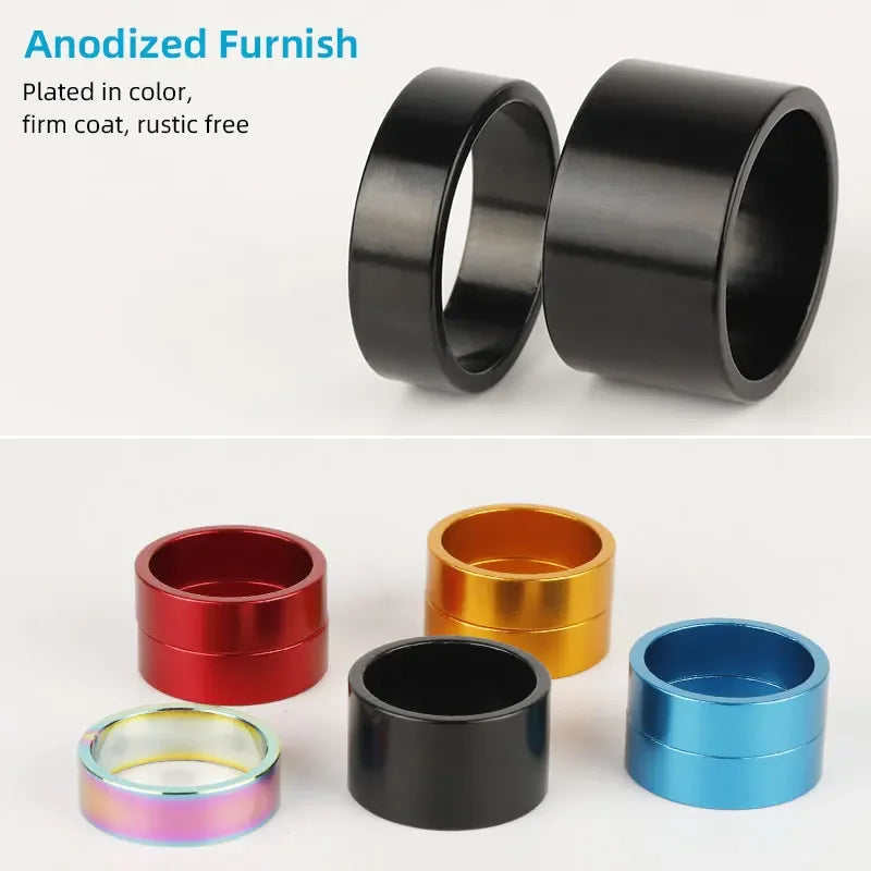 Deemount Bicycle Headset Spacer &ndash; Adjustable Height for Comfortable Riding