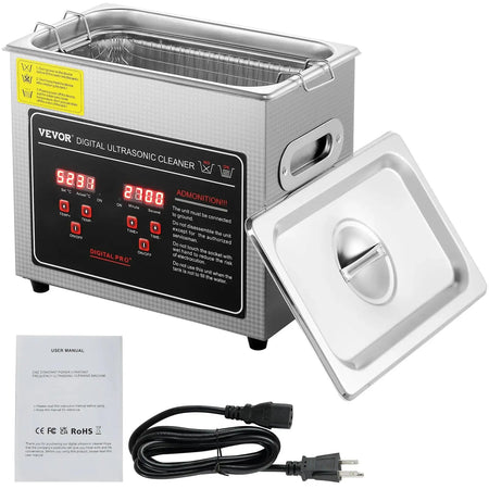 Ultrasonic Cleaner Stainless Steel Portable 2L 30L
