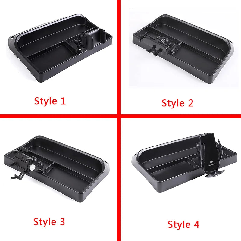 ABS μαύρο κουτί αποθήκευσης ταμπλό για 2005-2009 H3 στήριγμα