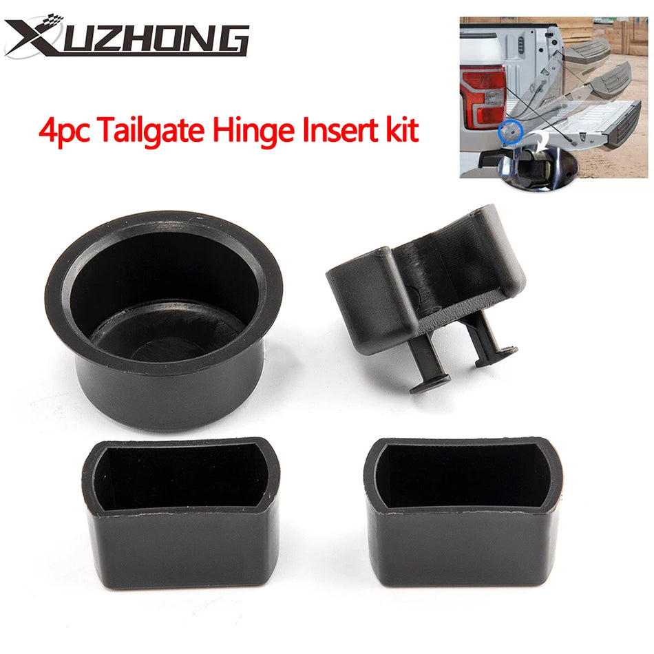 Kit di inserti per cerniera del portellone per Ford Ranger, plastica nera, kit da 4 pezzi