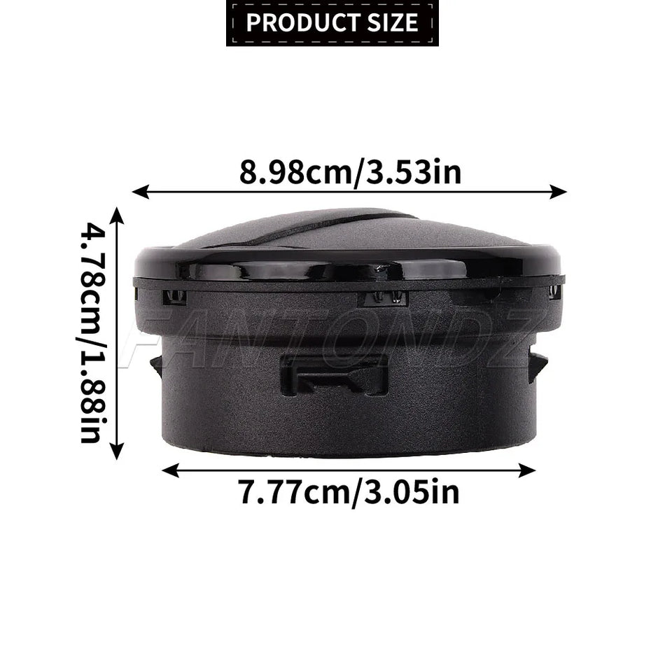 Mřížky vzduchových ventilů palubní desky černý rám pro SEAT Ibiza 6J 6P 2008-2017