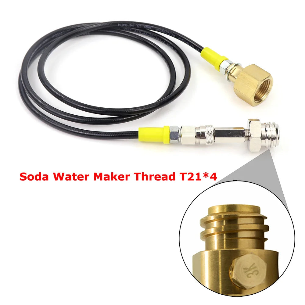 Soda Maker External CO2 Tank Adapter Kit &ndash; Quick Disconnect