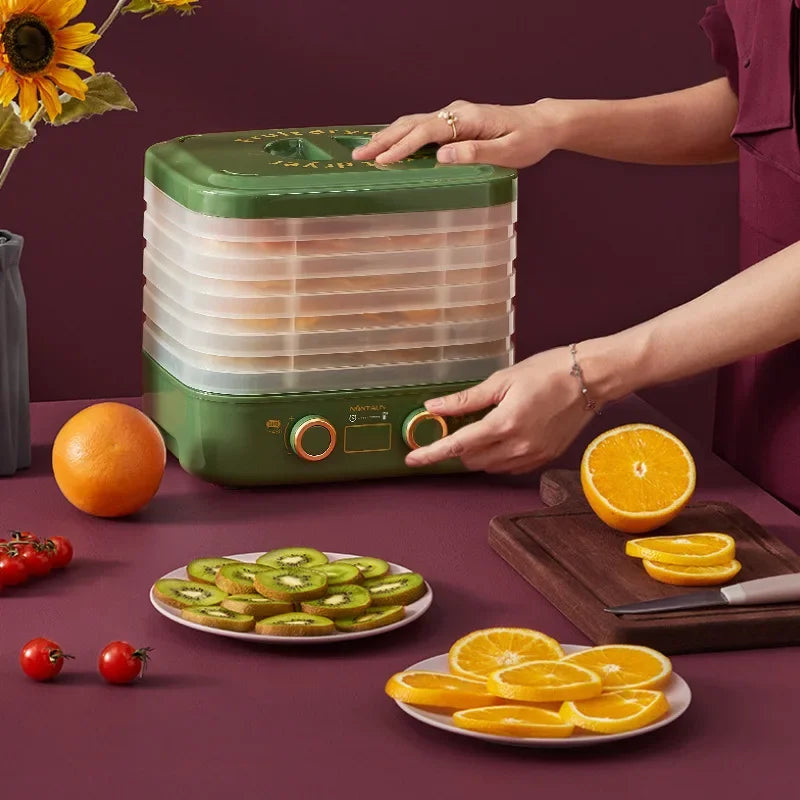 HAEGER 5-Layer Food Dehydrator &ndash; Adjustable Temperature and Timer