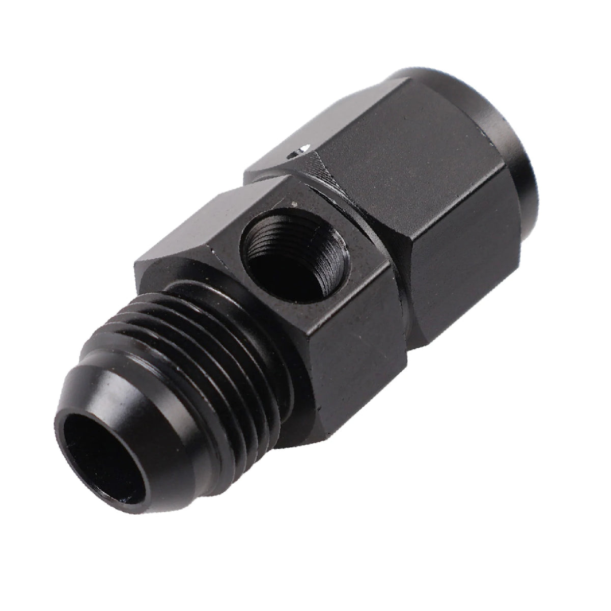 Universal AN Adapter Male To Female With 1/8 Inch NPT Gauge Port by InterCyprus Trading Ltd