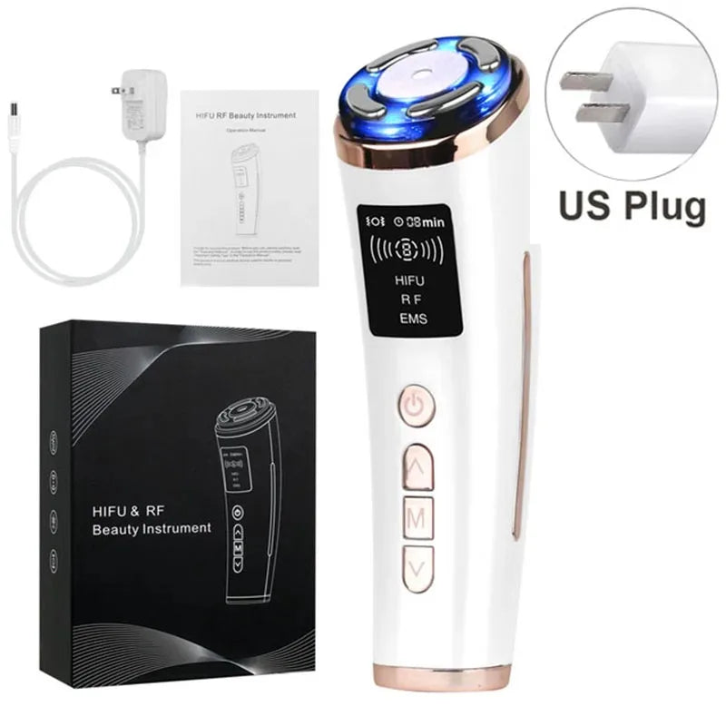 Hifu Face Lifting Machine &ndash; RF High Frequency Anti-Aging US Plug With Box