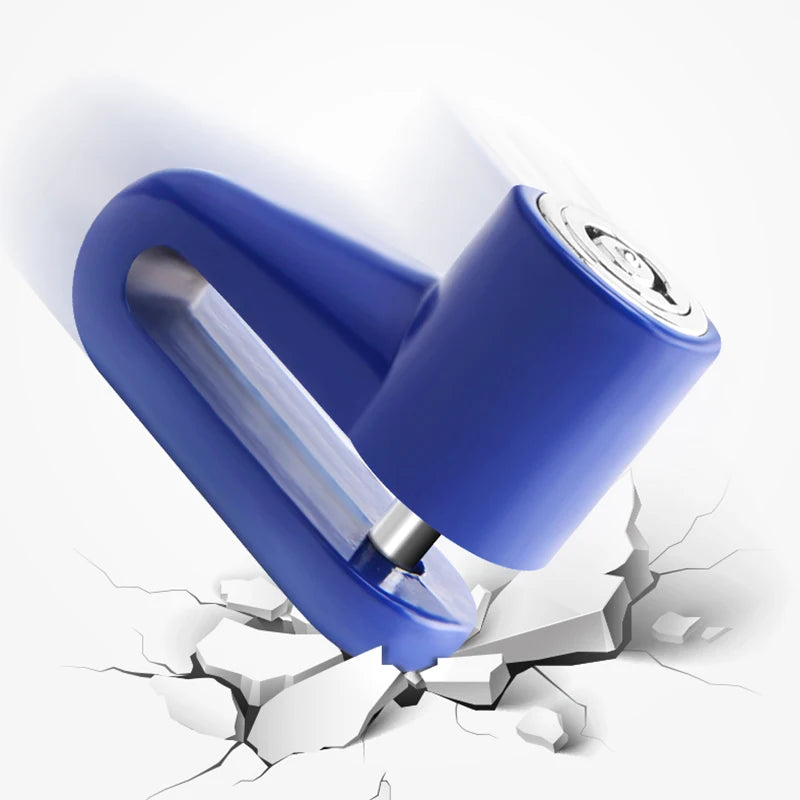 Κλειδαριά Δισκόφρενου Μοτοσυκλέτας με Αντικλοπική Ασφάλεια, Μέταλλο και Πλαστικό