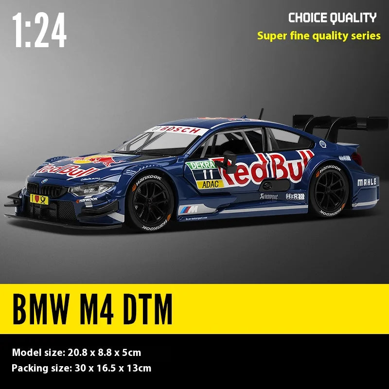 1:24 Alloy Diecast Model Car for BMW M4 DTM Replica