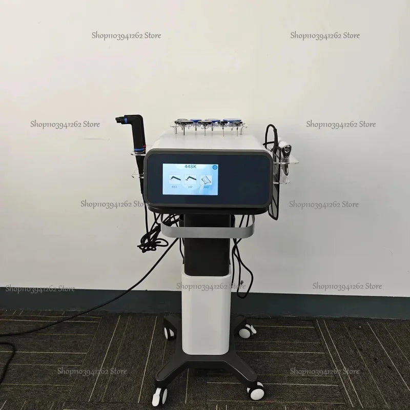 Portable 448KHz RF Tecar Therapy Diathermy Deep Care Indiba