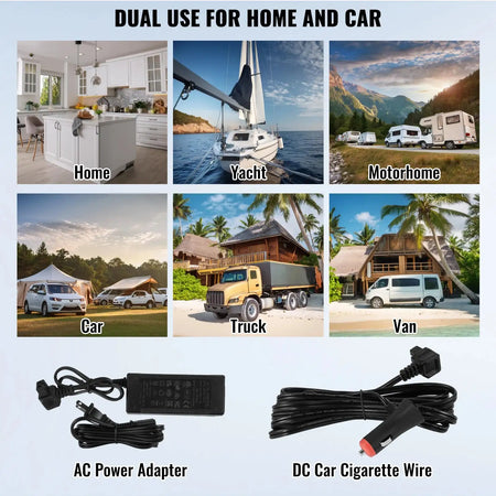 8L To 75L Car Refrigerator Outdoor Icebox Bluetooth