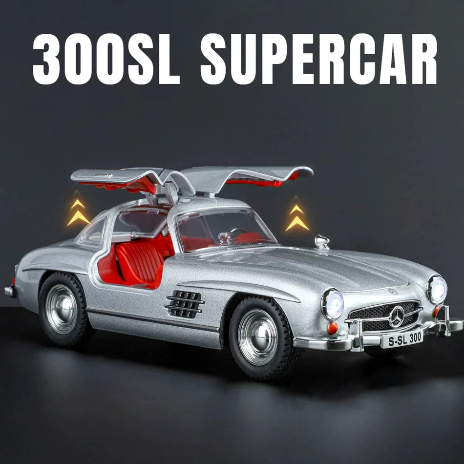 1:24 mērogā metāla automašīnas modeļa rotaļlieta, ar atpakaļvilkšanu, durvis atveras, sakausējuma superauto