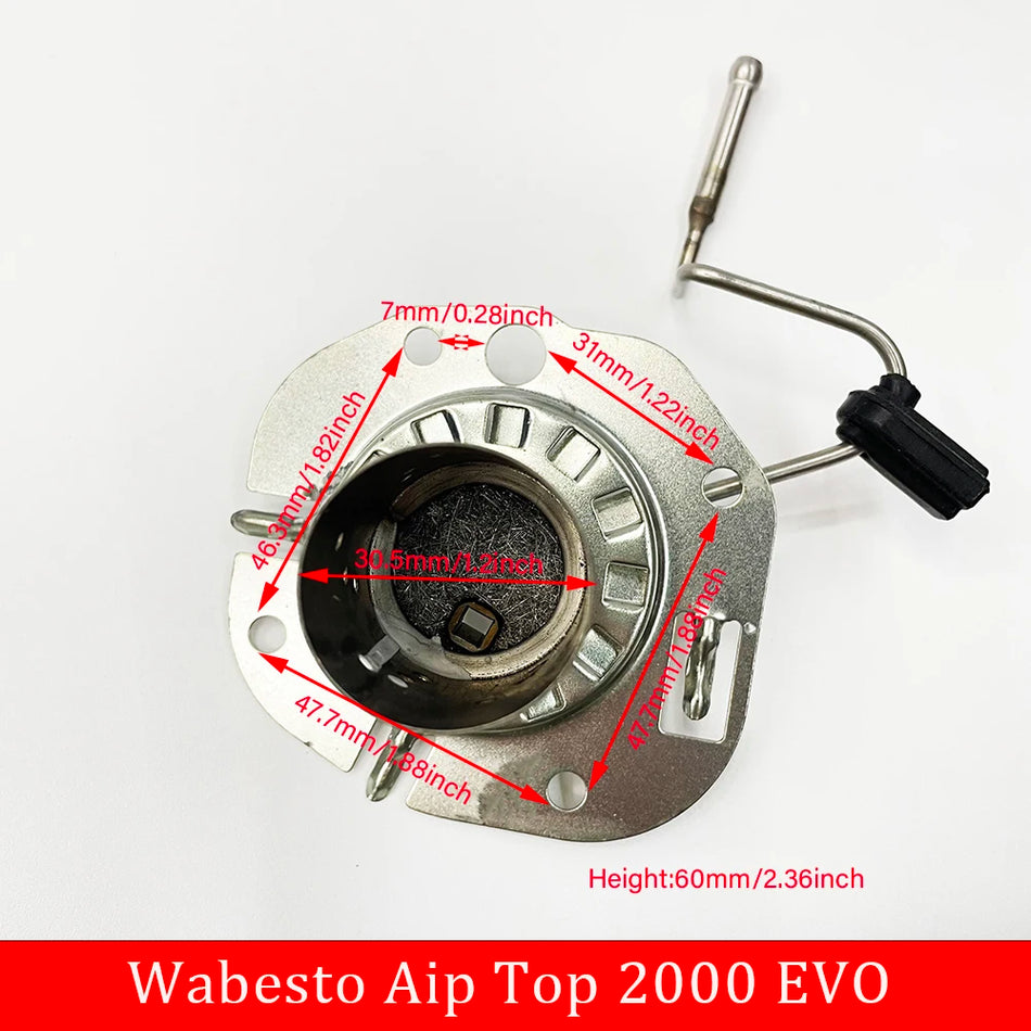 Grijač kabine dizel kamiona Kit 2000W, Air Top 2000 EVO plamenik, nehrđajući čelik 310S