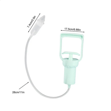 Baby Nasal Aspirator &ndash; Hand Pump Mucus Remover for Congestion Relief Green
