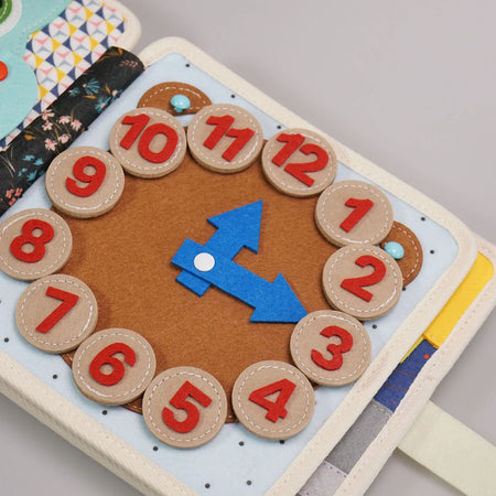 Montessori Hedgehog Busy Board &ndash; Eight Interactive Games