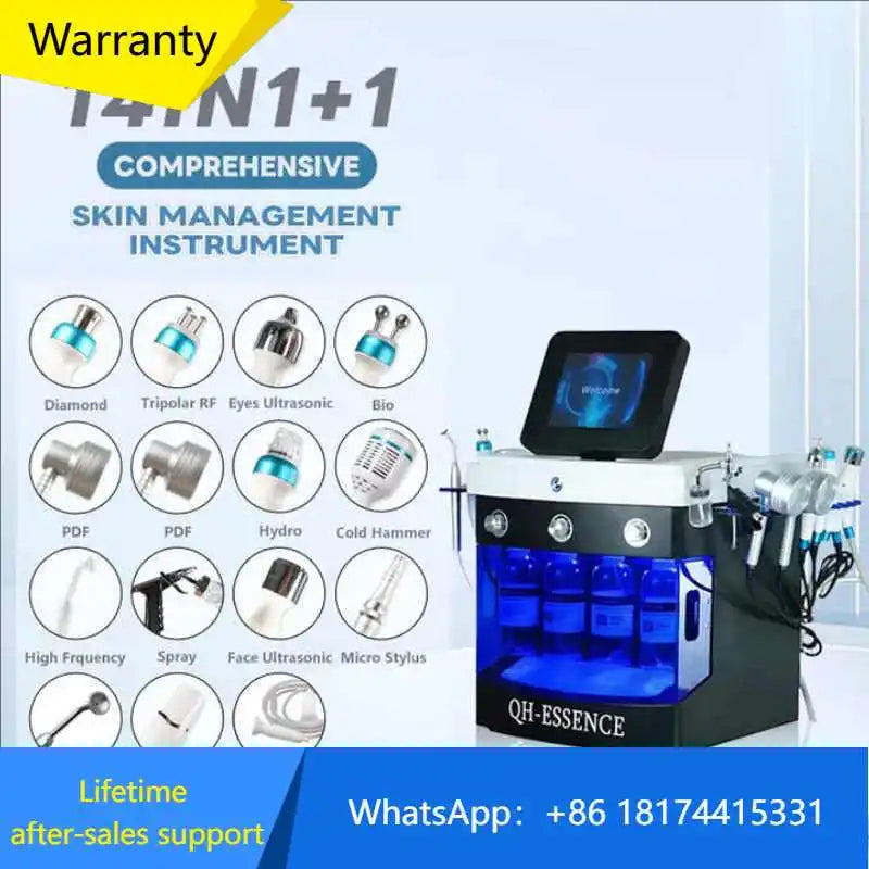 Macchina per il Viso Hydro Oxygen 14In1 con Dermabrasione a Diamante