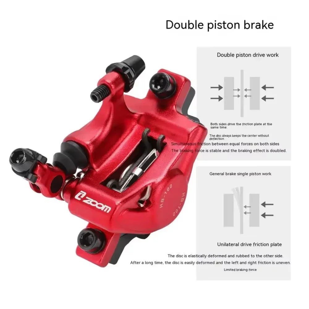 ZOOM HB100 Hydraulic Disc Brake Calipers &ndash; High Performance MTB Braking