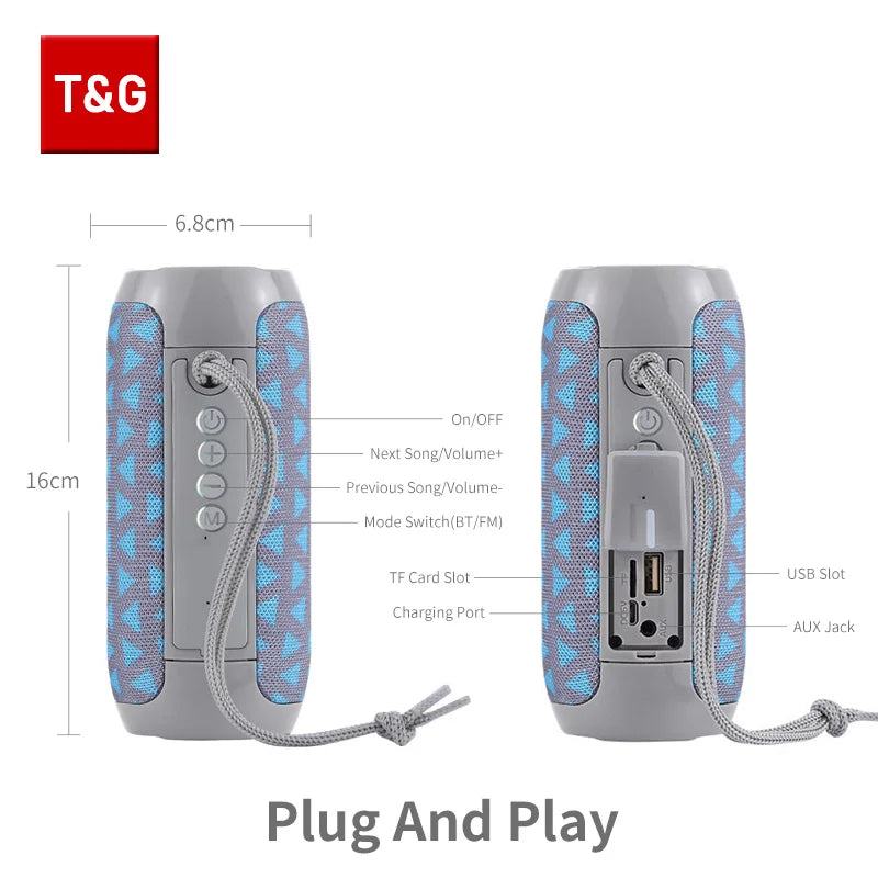 T&amp;G TG117 Waterproof Bluetooth Speaker