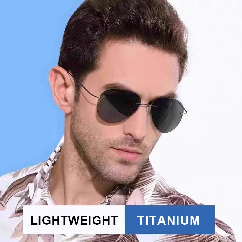 CLLOIO Ultralight Titanium Sunglasses &ndash; Photochromic