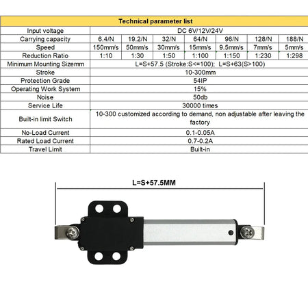 Linear Actuator Mini Electric Cylinder &ndash; Versatile Remote Automation