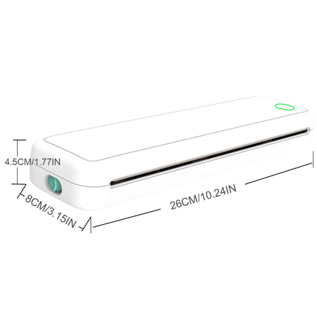 Thermal A4 Mobile Printer &ndash; Ultra Portable Inkless Bluetooth