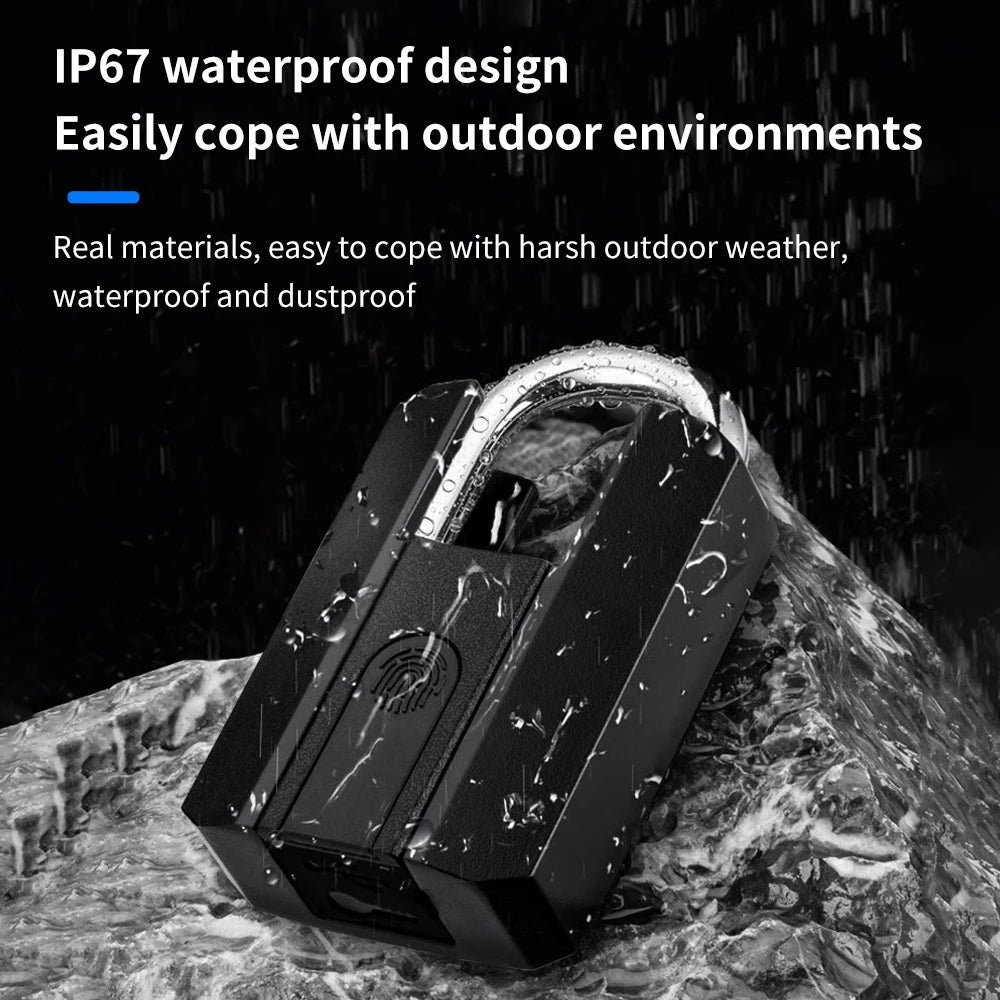 TTLOCK 916TT Fingerprint Padlock &ndash; Bluetooth App Access