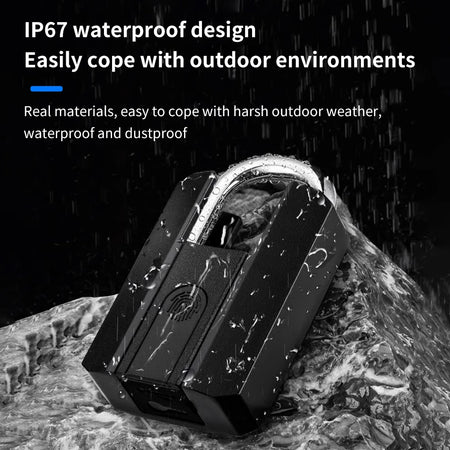 TTLOCK 916TT Fingerprint Padlock &ndash; Bluetooth App Access