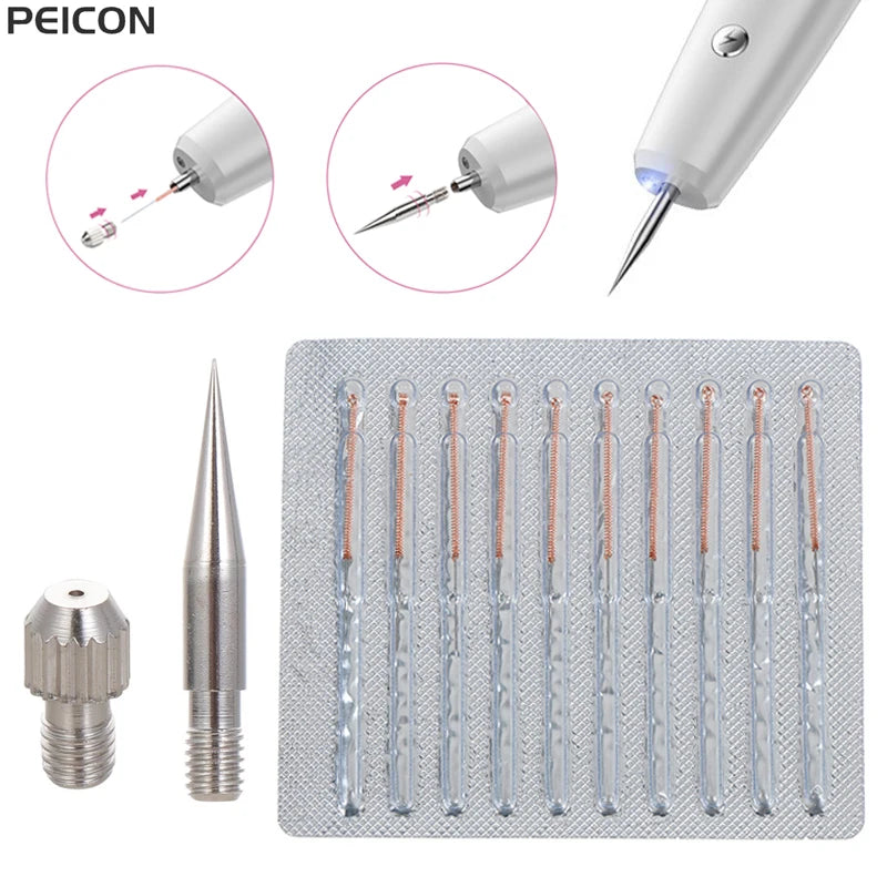 Laser Plasma Pen Needles Set for Dark Spots and Skin Tag Removal