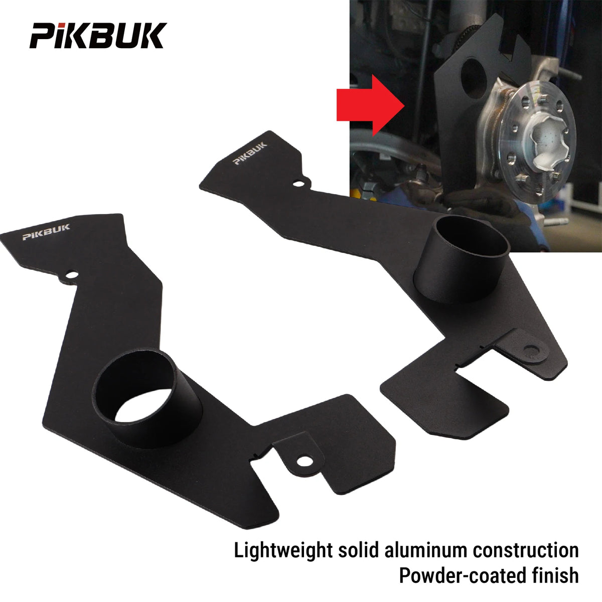 Aluminum Brake Cooling Backing Plates for BMW M3 G80 M4 G82 Air Duct by InterCyprus Trading Ltd