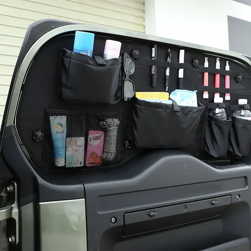 Oxford Cloth Musta Pagasiruumi Ukse Aknakorrastaja Defender 110