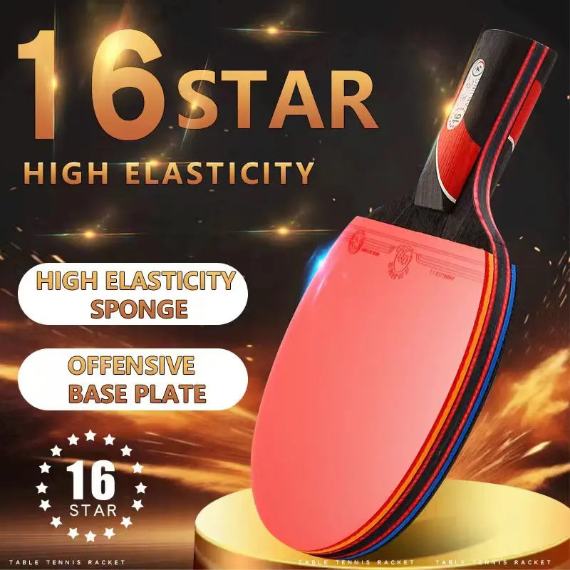 Set da Ping Pong 16 Star Anjing Pro con Borsa per Racchetta di Alta Qualità