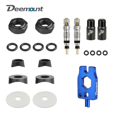 Deemount Bicycle Valve Nozzle Kit &ndash; Durable Copper Alloy Inserts