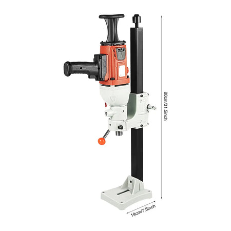 2200W Concrete Core Drill 1200RPM &ndash; Wet And Dry Operation black / france